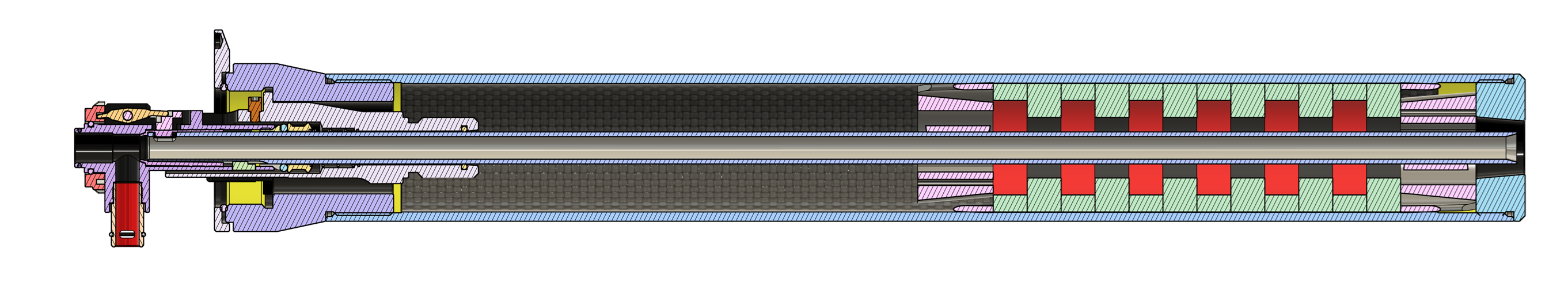 CNC Handguard TubeRA 3K carbon AR15 39x350 mm | CNC Receiver, CNC